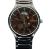 RADO TRUE ROUND AUTOMATIC OPEN HEART - BLACK BROWN