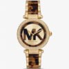 MICHAEL KORS  PARKER PAVE GOLD TONE